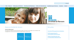 Desktop Screenshot of diakonie-krefeld-viersen.de