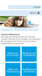 Mobile Screenshot of diakonie-krefeld-viersen.de